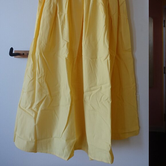 Banana Republic Factory BR Poplin Pleated Midi Skirt S Small SM - Picture 4 of 11